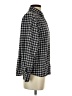 Rails Checkered-gingham Black Long Sleeve Blouse Size S - photo 4
