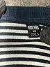 Uniqlo Stripes Ivory Short Sleeve Turtleneck Size XS - photo 7
