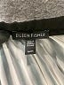 Eileen Fisher 100% Polyester Stripes Silver Casual Skirt Size M - photo 4