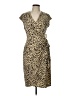 Amazon Essentials Animal Print Tan Cocktail Dress Size L - photo 1