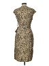Amazon Essentials Animal Print Tan Cocktail Dress Size L - photo 2