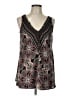 Xhilaration 100% Polyester Black Sleeveless Blouse Size L (estimated) - photo 1