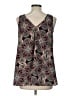 Xhilaration 100% Polyester Black Sleeveless Blouse Size L (estimated) - photo 2