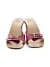 Coach Color Block Burgundy Pink Wedges Size 10 - photo 2