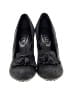 Tod's 100% Leather Black Gray Heels Size EU 40 - photo 2