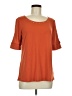 Always Indigo Orange Short Sleeve Top Size M - photo 1