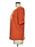 Always Indigo Orange Short Sleeve Top Size M - photo 5