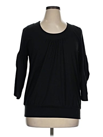 AB Studio 3/4 Sleeve Top (view 1)