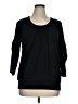 AB Studio Black 3/4 Sleeve Top Size XL - photo 1