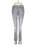 Express Hearts Gray Jeans Size 6 - photo 1