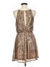 Forever 21 100% Polyester Metallic Gold Cocktail Dress Size M - photo 2