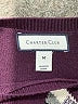 Charter Club Argyle Purple Burgundy Pullover Sweater Size M - photo 7