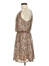 Forever 21 100% Polyester Metallic Gold Cocktail Dress Size M - photo 5