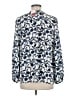 Rose + Olive 100% Polyester Blue Long Sleeve Blouse Size M - photo 2