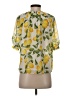 J by Joie 100% Polyester Yellow Short Sleeve Blouse Size XS - photo 2