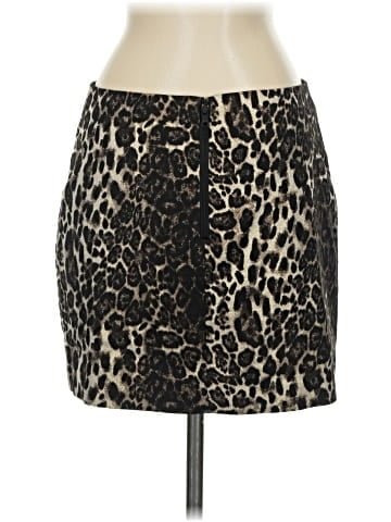 Alice + Olivia Faux Leather Skirt (view 2)