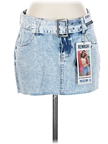 Rewash Denim Skirt (view 1)