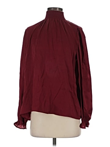 Tucker Long Sleeve Silk Top (view 1)