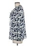 Rose + Olive 100% Polyester Blue Long Sleeve Blouse Size M - photo 5