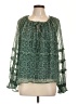 Gallery Green Long Sleeve Blouse Size L - photo 1