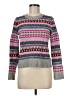 J.Crew Factory Store Print Gray Pullover Sweater Size M - photo 1
