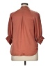Bishop + Young 100% Polyester Brown 3/4 Sleeve Blouse Size XL (estimated) - photo 2