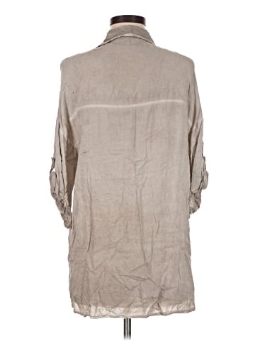 Brandy Melville 3/4 Sleeve Button-Down Shirt (view 2)