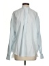 Vince. Solid Blue Long Sleeve Blouse Size S - photo 1