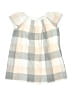 Bonpoint 100% Cotton Checkered-gingham Gray Dress Size 6 - photo 1