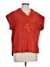 Tommy Hilfiger Red Short Sleeve Top Size L - photo 1