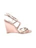 Badgley Mischka Pink Wedges Size 7 1/2 - photo 1