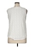 Solitaire White Sleeveless Blouse Size 1X - photo 2