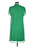 DKNY 100% Polyester Stars Green Casual Dress Size 8 - photo 2