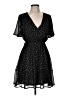 By Together 100% Polyester Stars Black Cocktail Dress Size M - photo 1