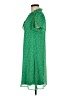 DKNY 100% Polyester Stars Green Casual Dress Size 8 - photo 5