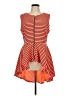 Unbranded Stripes Orange Casual Dress Size L (estimated) - photo 1