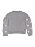 Crewcuts 100% Cotton Hearts Silver Pullover Sweater Size 8 (estimated) - photo 2