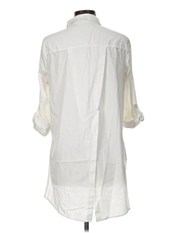 Marled by Reunited 3/4 Sleeve Button-Down Shirt (view 2)