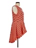 Unbranded Stripes Orange Casual Dress Size L (estimated) - photo 4