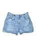 Zara Blue Denim Shorts Size 4 - photo 1