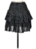 Reset by Jane 100% Polyester Polka Dots Black Casual Skirt Size S - photo 1