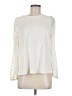 Ann Taylor LOFT Ivory Long Sleeve Top Size M - photo 1