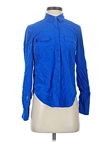 Ann Taylor Long Sleeve Silk Top (view 1)