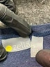 Zella Solid Blue Romper Size S - photo 4