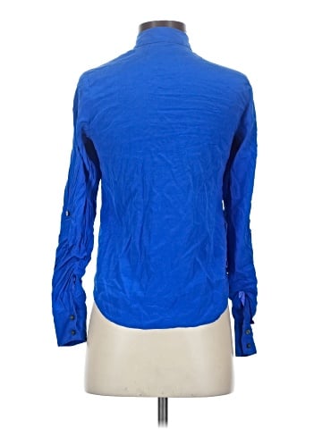 Ann Taylor Long Sleeve Silk Top (view 2)