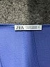 Zara Solid Blue Cocktail Dress Size S - photo 4