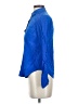 Ann Taylor Blue Long Sleeve Silk Top Size 0 - photo 5