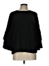 Plumberry 100% Polyester Black 3/4 Sleeve Top Size L - photo 1