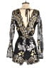 Bebe Paisley Black Romper Size XS - photo 2