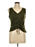 B.wear Green Sleeveless Top Size L - photo 1